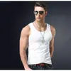 Chaleco de Hombros Anchos para Hombre, Delgado Deportivo de Verano Talla Grande Sudadera de Fitness, Ajustado Ceñido de Color Sólido Camiseta Interior, Moderno