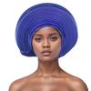 Nuevo Estilo Comercio Exterior Tradicional Africano Sudamericano Hombres Negros Suéter Gorro con Hilos Brillantes y Capucha en Capas de Color Sólido