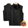 Chal con Forro de Polar Nuevo Otoño e Invierno 2024 para Hombre Chaleco Cálido Suéter Casual sin Mangas Engrosado con Forro de Polar