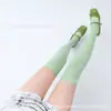 Calcetines de terciopelo japoneses por encima de la rodilla JK, calcetines de muslo para estudiantes, medias de media altura, medias altas para primavera y otoño, medias altas para mujer