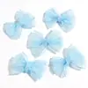 Accesorios de lazo de hilo brillante de color macarrón para decoración de zapatos y sombreros, accesorios para el cabello DIY hechos a mano y accesorios de material