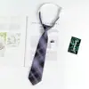 Estilo Japonés jk Corbata Mujer Talla Única Perezoso Preppy Estilo Camisa Uniforme Accesorios Uniforme Estudiante Cuadros Pareja Masculina Mismo Estilo