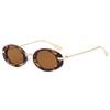 Nuevas gafas de sol retro ovaladas para mujer transfronterizas, tendencia europea y americana transfronteriza, montura pequeña personalizada, gafas de sol populares T22129