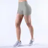 Shorts de fitness de cintura alta shorts de ioga shorts esportivos levantamento de bumbum outer wear sem costura bumbum pêssego sem linhas constrangedoras calças de ioga