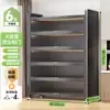 Estante de Cocina de Pie Gabinete de Almacenamiento Multicapa Horno de Microondas Doméstico Gabinete Multifuncional con Puerta Gabinete de Almacenamiento a Prueba de Polvo