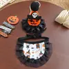 Babero de Halloween para Mascotas, Set de Sombrero Divertido de Cabeza de Calabaza para Gato y Collar, Decoración Fotográfica de Fantasma Osito para Perro