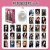 Álbum periférico de estrella de Kpop, tarjeta pequeña autoimpresa, retrato de seventeen, tarjeta láser de grupo femenino de aespa gidle