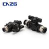 Válvula de aceleração LSA-8 tubo plugue rápido conector rápido LSA-10 LAS-12 conector pneumático conector compressor de ar