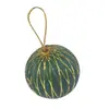 Venta Caliente Transfronteriza Paquete de 6 Bolas de Espuma Doradas de Alambre Bolas de Colores Adornos de Bola de Navidad Decoraciones para Árbol de Navidad Fiesta Navideña Decoración del Hogar