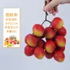 Modelo de fruta de plástico de simulación manzana piña pera melón Hami naranja fruta y verdura falsa accesorios para fotografía alimentos y juego materiales didácticos