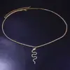 Comércio Exterior Mais Vendido Pingente em Forma de Cobra com Strass Corrente de Cintura Acessórios para Cinto Moda Europeia e Americana Corrente de Cintura com Strass Corrente de Cintura
