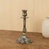 Enfeites de Castiçal Clássico Estilo Europeu, Decorações de Mesa de Luxo Leve e Alto Valor Estético, Enfeites de Castiçal para Decoração de Casa em Liga de Zinco Atacado