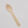 Cubiertos Desechables de Madera de Abedul Biodegradables Empaquetados Individualmente Cuchara para Helado Tenedor para Helado Cuchara Cuchillo con Logotipo Personalizable