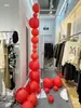Nuevos Accesorios para Bodas Soporte de Fondo de Arte de Hierro Tablero Poste Único Telescópico Decoración de Boda Marco de Arco Ajustable