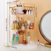 Estante de Almacenamiento de Esquina para Baño Hogar Cosméticos Cuidado de la Piel Perfume Lápiz Labial Soporte de Escritorio Estante de Escritorio Cocina