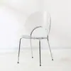 Cadeira de jantar designer criativa, cadeira para uso doméstico com encosto, cadeira de escritório, banqueta, cadeira de mesa de jantar minimalista moderna, cadeira de maquiagem