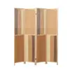 Biombo de madera maciza y ratán de papel estilo chino para sala de estar, entrada de hotel, fondo plegable para comedor, pared divisoria móvil para viviendas de alquiler