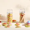 Potes de Armazenamento de Nozes em Formato de Urso de Desenho Animado, Doces, Biscoitos, Slime de Cristal, Potes de Plástico para Pet de Grau Alimentício - Em Estoque para Atacado