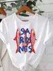 Camiseta Gráfica de Talla Europea Transfronteriza Lisboa Portugal Pez Sardina Vintage