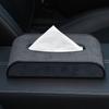Nueva caja de pañuelos universal de gamuza para todos los modelos, caja de pañuelos colgante, consola central, decoración creativa para el interior del coche