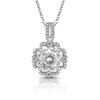 Tiktok Xiaohongshu En Vivo Más Vendido Octagonal Corte Rosa Piedra Preciosa de Color Diamante de Alto Quilate Moda Transfronteriza Europea y Americana Joyería