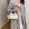 Bolso de Mano Texturizado de Cubo Nuevo de Moda Verano 2026 para Mujer, Bolso de Hombro de Cordón de Lujo Ligero, Bolso Cruzado para el Trabajo