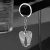 Hermoso Colgante de Llavero con Alas de Ángel Románticas, Llavero con Colgante en Forma de Ala, Accesorios, Regalo para el Día de San Valentín Chino, Llavero con Colgante Eslavo