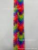Rizo de Encaje Abullonado del Fabricante en Stock con Código de Barras Fruncido Ropa Infantil DIY Cuello de Piel Vestido de Novia Malla Colorida Tridimensional