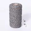 En stock venta al por mayor hilo de algodón 2 mm borla hecha a mano colgador de plantas material tejido hilo de ganchillo decorativo navideño