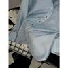 [Recomendación Principal] Camisa de Manga Larga Holgada Mezcla de Agata Natural, Tencel, Acetato y Lino para Principios de Primavera
