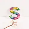 26 Letras del Alfabeto Inglés Europeas y Americanas Parches con Pedrería Hot-Stamped Perla Pedrería de Color Gradiente Accesorios DIY Accesorios para Ropa Bolsos Venta al por Mayor