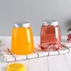 Botella de Plástico Creativa Desechable Personalizada Chubby para Bebidas pet Botella de Té con Leche de Celebridad de Internet Botella de Jugo de Frutas Botella para Llevar