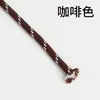 Cuerda Redonda de Poliéster con Patrón de Puntos de Colores de 5 mm Hilada en Núcleo para Tejido Hecho a Mano DIY, Moda Personalizada, Cuerda Decorativa Práctica para Cinturas, Sombreros y Pantalones