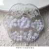 Internet Celebridade Ins Estilo Camélia Gelo Luminoso DIY Nail Art Joias Aurora Flat Diamond Bow Nail Jewelry