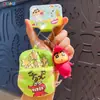 Chaveiros Coloridos Originais da Série Crayon Shin-Chan Fofos Desenho Animado Criativos Pingentes para Mochila de Estudante Pequenos Presentes Atacado