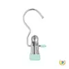 Clip Multifuncional con Gancho para Sombreros, Clip de Almacenamiento, Pinza para Pantalones, Clip Doméstico sin Marcas, Clip a Prueba de Viento para Secar Ropa y Calcetines