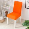 Funda para Silla de Comedor para Hogar Moderno Simple, Poliéster Color Sólido, Funda para Silla de Comedor Resistente al Desgaste y al Polvo, Funda Elástica Semienvuelta