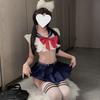 Uniforme JK Sexy Celebridad de Internet Estilo Universitario Cuello Marino Falda Ultra Corta Falda Plisada Japonesa Traje de Marinero de Alto Valor Set