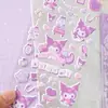 Pegatina Sanrio 3D Estéreo Cool Lomi Pegatina de Burbujas Perro Pudín Merlot Decoración para Diario Personal Infantil Pegatina de Recompensa