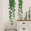 Hs1359E Planta Verde Pequeña Enredadera Decoración de Pared de Fondo para Hogar Dormitorio Sala de Estar Pegatina de Pared Pegatina Artificial