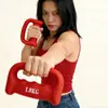 Distribución y Entrega de Mancuernas de Boxeo para Hombres, Mancuernas de Plástico Recubierto para Fitness, Equipo de Fitness para el Hogar, Mancuernas de Hierro Fundido Sólido