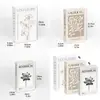 Caixa de armazenamento de livro falso transfronteiriça com abertura, livro de imitação de revista de design de interiores, livro decorativo de mesa de centro, livro de exibição