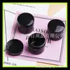 Caja redonda negra 20g crema sub-botella caja de crema caja de sombra de ojos caja de crema facial caja de ungüento 20g botella de mascarilla de barro negro