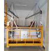 Cesta de limpeza para decoração de parede externa de arranha-céus, trabalho aéreo, elevador elétrico, coluna única, gaiola dupla, máquina de instalação de parede de cortina