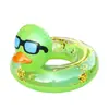 Anillo Flotador Inflable de Pato Amarillo Grande con Lentejuelas Cruzado en Stock, Flotador Inflable de Pato de Agua Engrosado y Ampliado para Fiesta en la Piscina