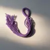 Colgante de Racimo de Uvas Hecho a Mano Herramienta para Aliviar el Estrés Bolso de Cuerda Tejida Accesorio para Colgar Regalo Creativo DIY Producto Semi-Terminado Hecho a Mano