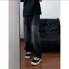 Jeans de Moda de Calle Americana Nuevos Otoño 2026, Pantalones Unisex de Pierna Recta Sueltos para Hombre y Mujer