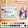 Marcadores Acrílicos de Cor Verdadeira 80 Cores, Canetas Especiais para Aquarela para Estudantes de Arte, Marcadores para Pintura e Colorir DIY Infantil Atacado