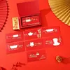 Envelope Vermelho Criativo Oco Fosco Caixa de Presente Ritual Presente de Ano Novo Personalidade Fosca de Alto Nível Tanabata para Amigos Homens e Mulheres