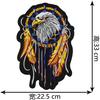 Promoção Quente Grande Marca da Moda Águia Bordada Adesivo de Tecido Roupas Jaqueta de Couro Jaqueta de Penas Patch Alugado Aplique Decorativo